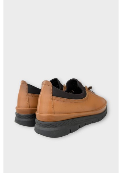 Ortopedik Ultra Rahat Günlük Kadın Ayakkabı TABA - SİYAH