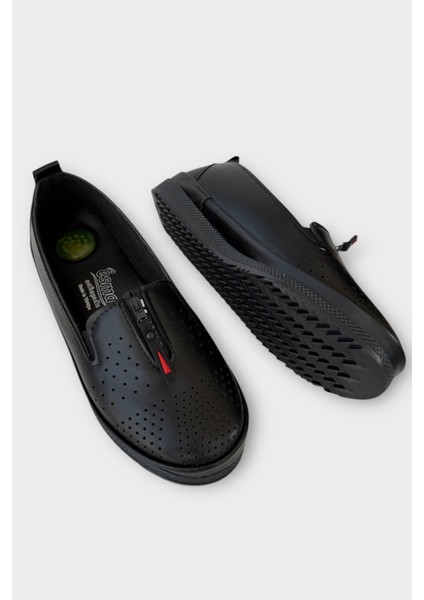 Kadın Günlük Hafif Mevsimlik Rahat Ortopedik Casual Ayakkabı Siyah - Beyaz fırsatları