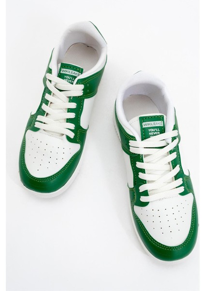 Unisex Spor Sneaker Ayakkabı BEYAZ - YEŞİL indirimleri