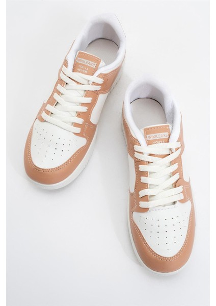 Unisex Spor Sneaker Ayakkabı BEYAZ - PUDRA indirimleri