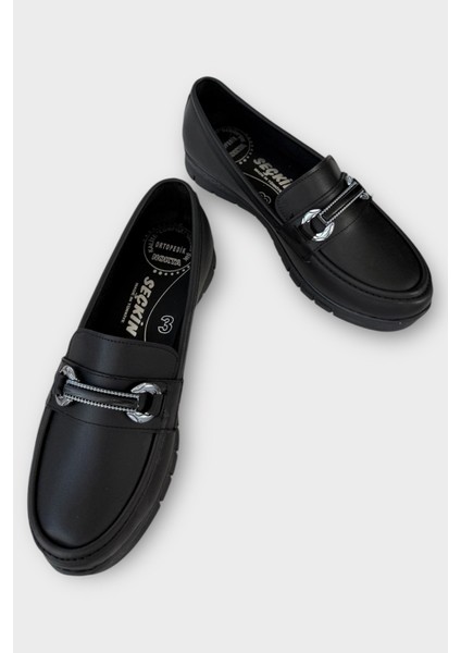 Kadın Günlük Hafif Mevsimlik Rahat Casual Ayakkabı SİYAH - GÜMÜŞ modelleri