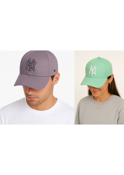 New York Yankees Unisex Ikili Şapka Seti Ayarlanabilir Spor Kep