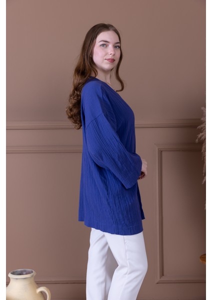 Indigo Kimono Üst