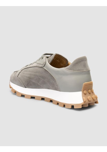 %100 Hakiki Deri Kum Kadın Sneaker