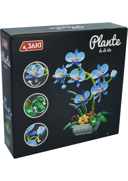 JK29011 Blok Mavi Orkide 31 cm 581 Parça modelleri