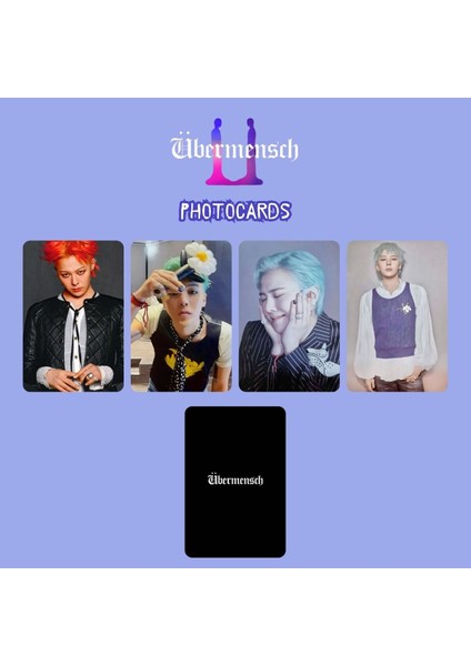 G-Dragon '' Übermensch '' Photocards Set 1