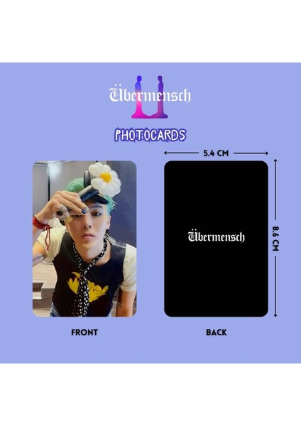G-Dragon '' Übermensch '' Photocards Set 1