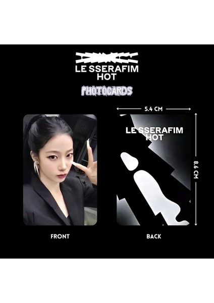 Le Sserafım Kazuha '' Hot '' Photocards Set
