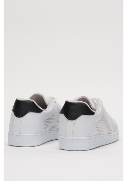 Kadın Spor Sneaker Ayakkabı Beyaz - Siyah fırsatları