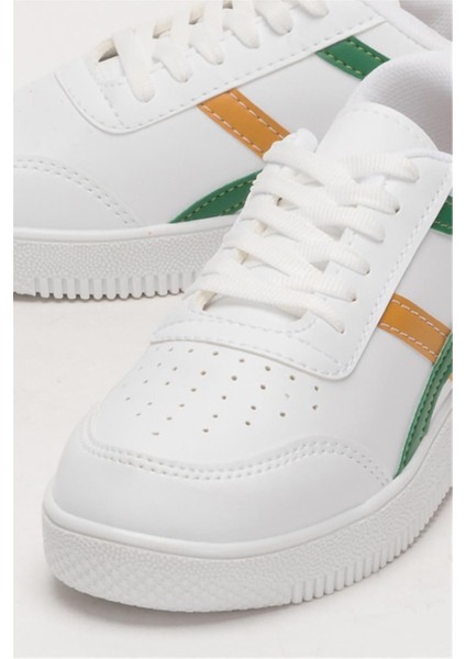 Kadın Günlük Sneaker Ayakkabı BEYAZ - YEŞİL indirimleri