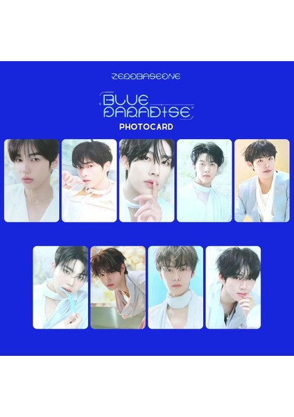 Zerobaseone '' Blue Paradise '' Blue Ver. Pc Set
