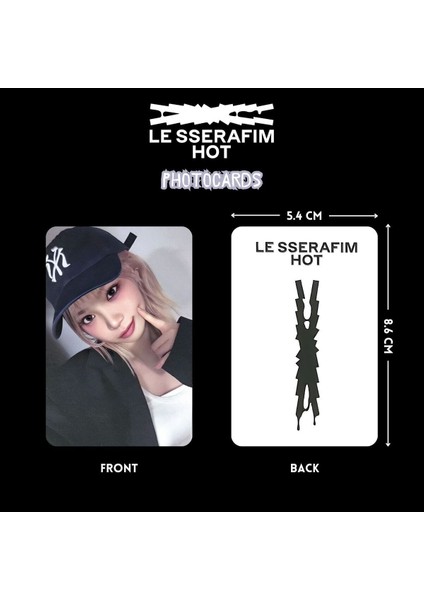 Le Sserafım '' Hot '' Photocards Set Pob 1 fiyatları