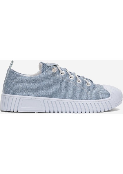 Kolay Giyilebilir Lastik Bağcıklı Spor Keten Sneaker Ayakkabı Füme