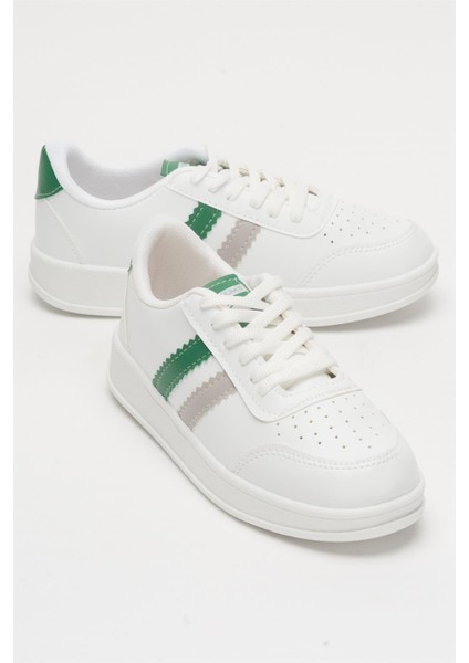 Kadın Günlük Spor Sneaker Ayakkabı BEYAZ-YEŞİL fiyatları