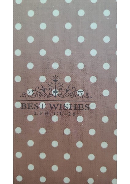 Best Wishes Karton Hediyelik Kutu Kuş Çiçek 11 x 15 x 7 cm Ahşappp Koleksiyonluk Dikdörtgen 1 Adet