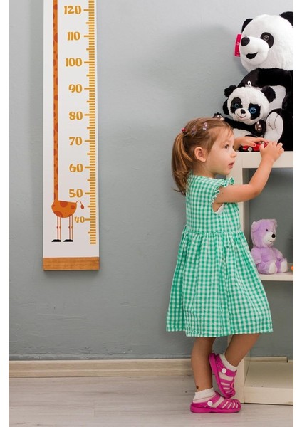 Arkadaşım Boy Ölçme Cetveli - Asılabilir Boy Ölçer - Duvara Monte Bebek Boy Ölçer