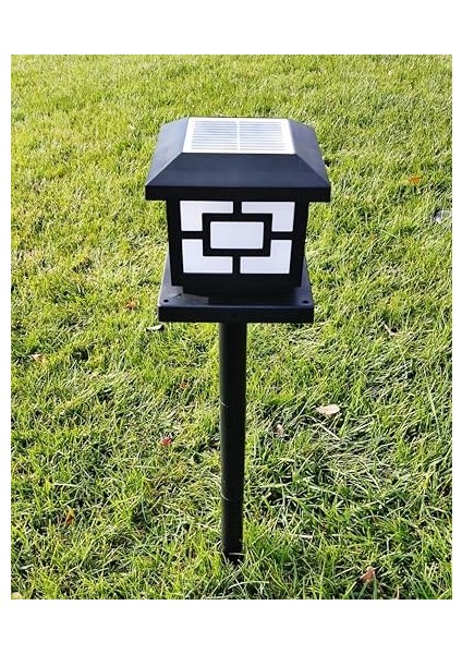 Solar Güneş Enerjili 10W Set Üstü Standlı 78 cm Bahçe Aydınlatması, Su Geçirmez, 3200K-6500K, Solar Küp Armatür, 2 Modlu (Beyaz-Gün Işığı), Veranda, Çit, Bahçe Duvarı Küp Aydınlatma 165×110 mm