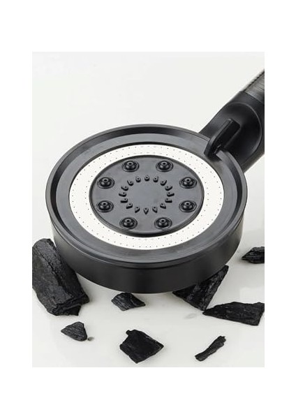 Turbo Filtreli Duş Başlığı, Yüksek Basınçlı Filtreli El Duşu, 5 Fonksiyonlu Filtreli Duş Başlığı, Filtreli El Duşu (Black) fiyatları