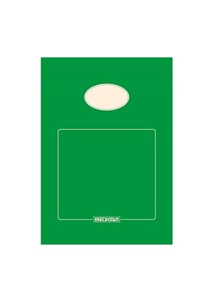 A5 Karton Kapaklı Bloknot, Primary Serisi, 80 Yaprak, Düz, Yeşil modelleri