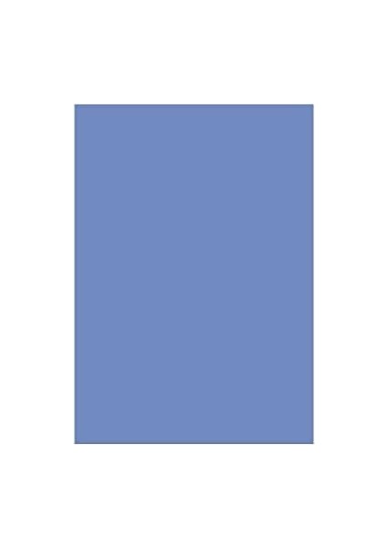 A5 Karton Kapaklı Bloknot, Pastel Serisi, 80 Yaprak, Düz, Mavi modelleri