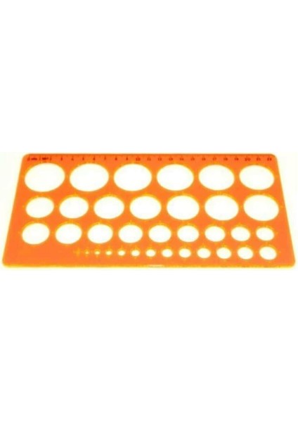 Daire Şablon Cetvel 1-36