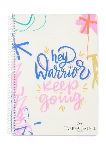 Grafiti Spiralli Defter, A4, 120 Yaprak, 70G Kağıt, Çizgili, 500 Mikron Pp Kapak, Pet Spiralli, Dayanıklı ve Kullanışlı