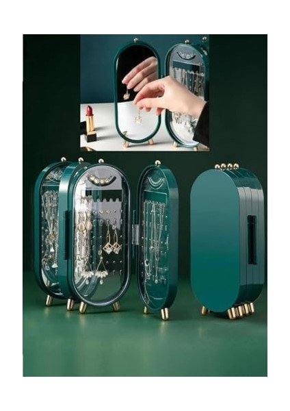 Katlanabilir Aynalı ve Ayaklı Takı Standı, Şık ve Ergonomik Tasarım, Çok Amaçlı Depolama, Kolay Kurulum, Takılar ve Aksesuarlar Için Ideal, Dekoratif ve Kullanışlı fiyatları