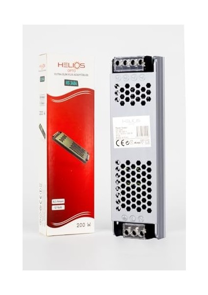 Opto Ultra Plus Slim 16,5A 200W 12V LED Trafosu Hs 3464