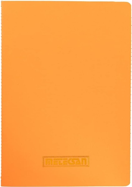 Notes 17X24 cm Karton Kapaklı Iplik Dikişli Defter, 32 Yaprak, Düz, Nar Çiçeği