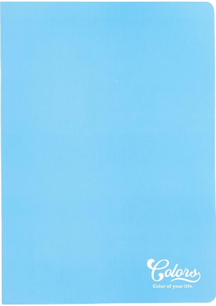 Colors A4 80 Yaprak Çizgili Defter, Mavi