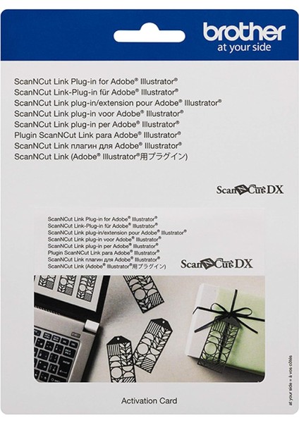 Adobe Illustrator Için Cadxsnclnk1 Scanncut Bağlantı Eklentisi, Renk Yok