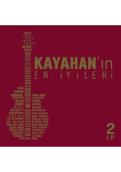 Yonca Kayahan Kayahan'ın En Iyileri 1 - Lp Plak (2 Adet Plaktan Oluşur)