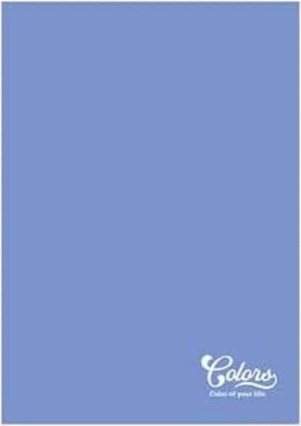 Colors A4 80 Yaprak Kareli Defter, Pudra Mavi