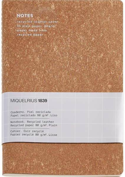 Defter Mr A5 Düz Deri Kapakli