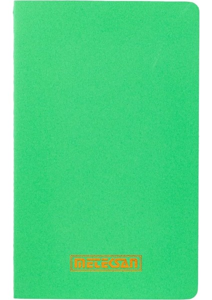 Notes 13X21 cm Karton Kapaklı Iplik Dikişli Defter, 24 Yaprak, Düz, Yaprak Yeşili