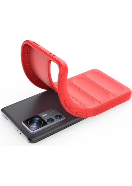 Xiaomi Mi 12T Pro Kılıf Optimum Silikon - Kırmızı Mrayd