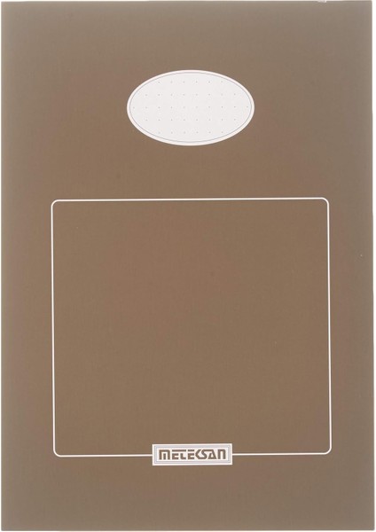 A5 Renkli Bloknot 50 Yaprak, Noktalı, Gri