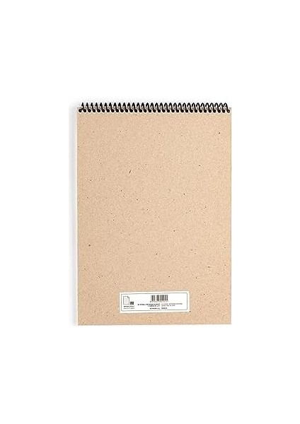 A4 Pet Spiralli Bloknot 80 Yaprak 2'li Paket, Kareli modelleri