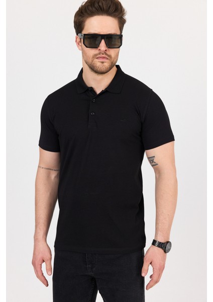 Regular Fit Penye Esnek Polo Yaka Tişört modelleri