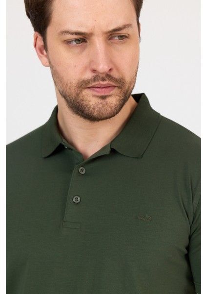 Regular Fit Penye Esnek Polo Yaka Tişört fiyatları