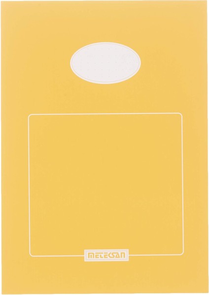 A5 Renkli Bloknot 50 Yaprak, Noktalı, Sarı