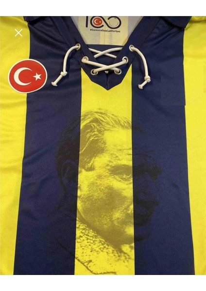 Fenerbahçe Sarı Lacivert Forma Cumhuriyetin 100. Yılına Özel Yetişkin Forma Hd1199