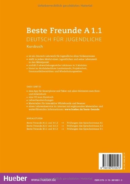 Freunde: Kursbuch A1.1