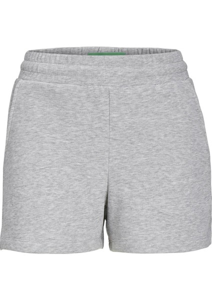 Jxalfa Reg Hw Shorts Swt Grı Melanj Kadın Şort