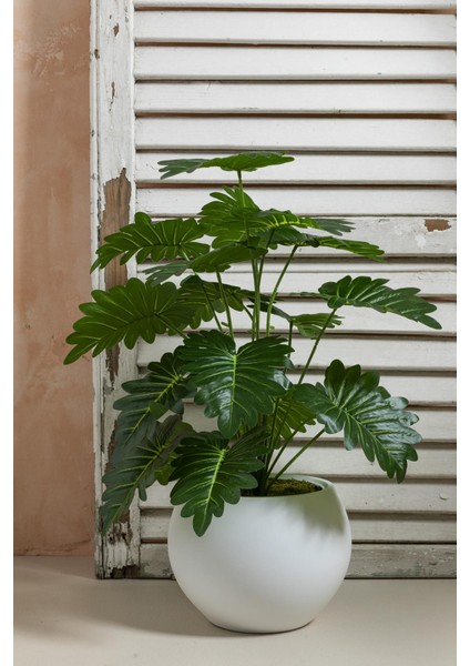 Salon Köşe Yapay Çiçeği 70 cm Küre Saksı fiyatları