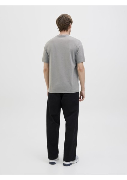 Jcosago Erkek Kısa Kollu Tişört – Bisiklet Yaka, Slub Doku, Logolu Modern Tasarım indirimleri