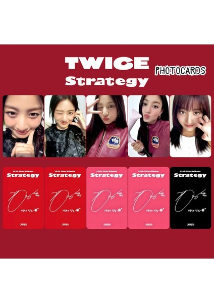 Twıce Jihyo '' Strategy '' Photocards Set