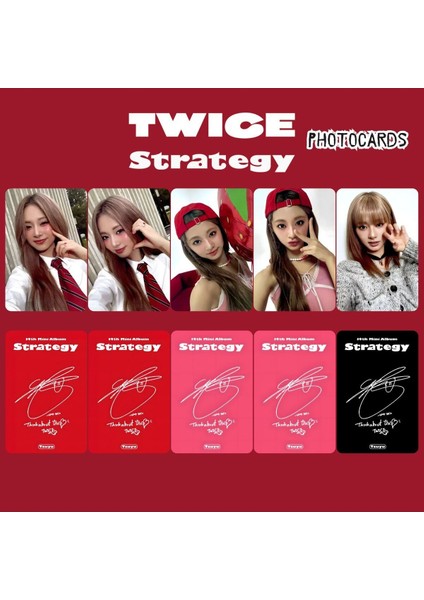 Twıce Tzuyu '' Strategy '' Photocards Set
