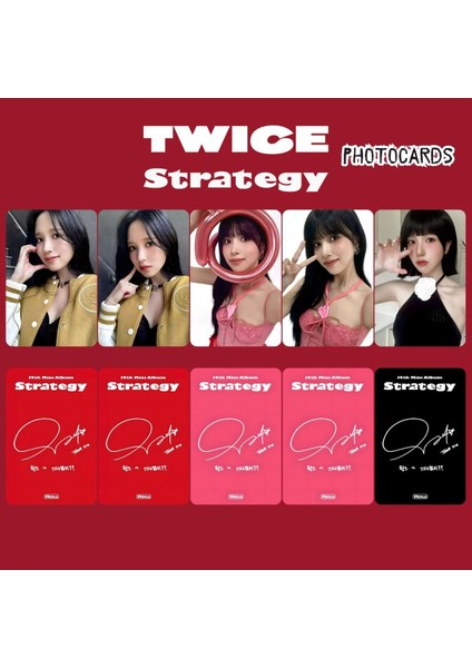 Twıce Mina '' Strategy '' Photocards Set