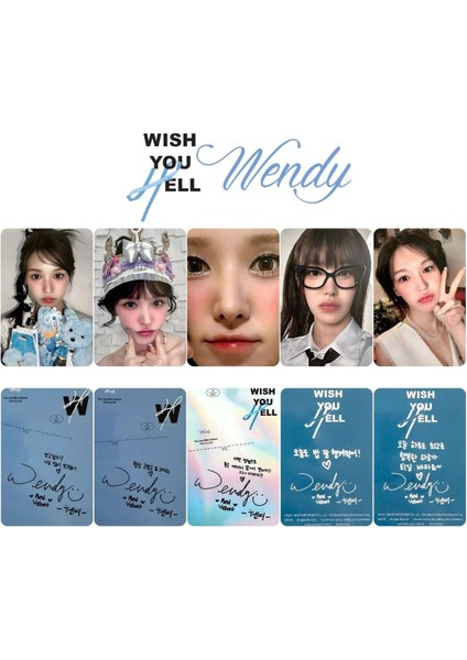 Red Velvet Wendy '' Wish You Hell '' Photocards Set